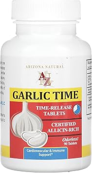 Arizona Natural Garlic TR 1800 mg Time-Released Tabs, 90 Count
