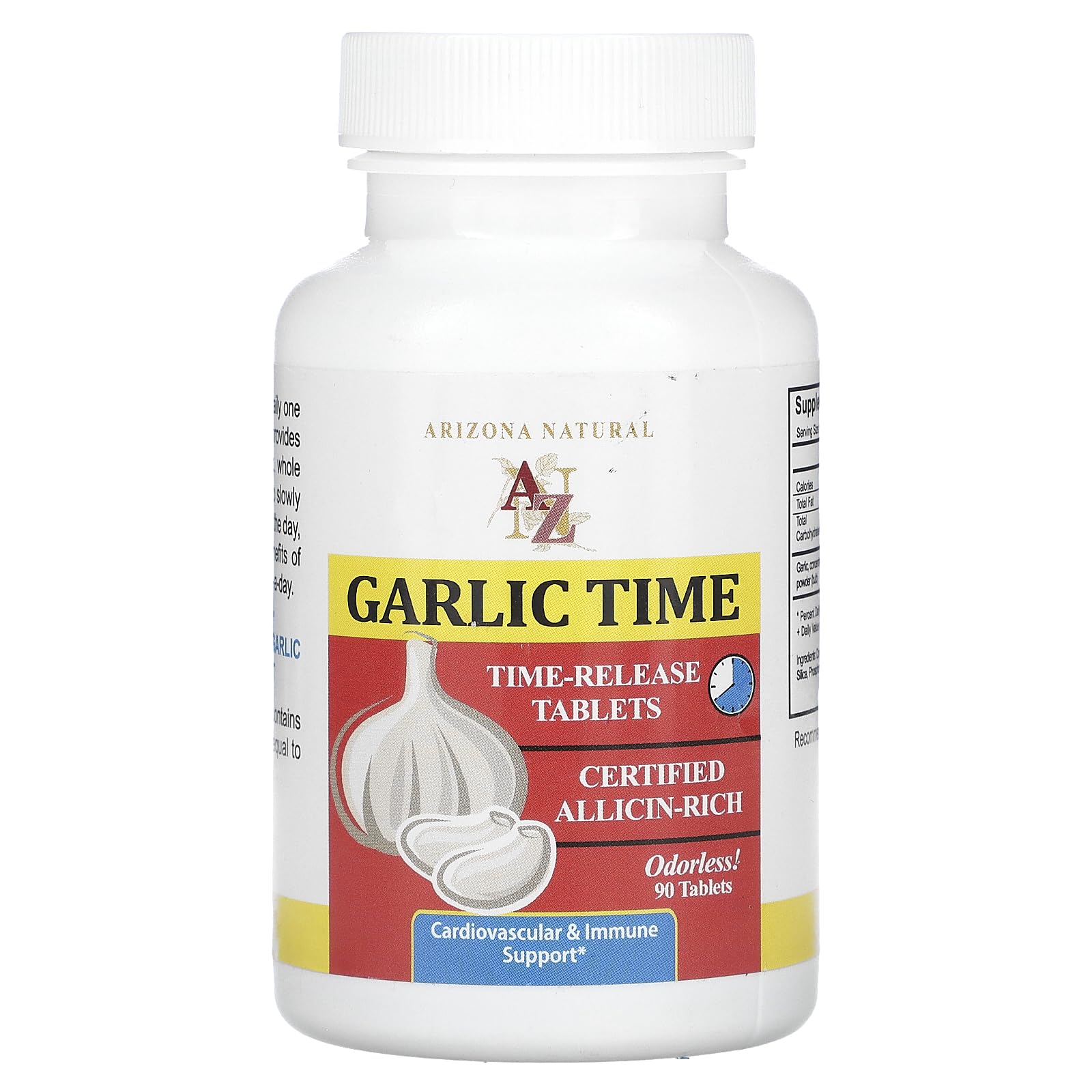 Garlic TR 1800 mg Time-Released Tabs, 90 Count