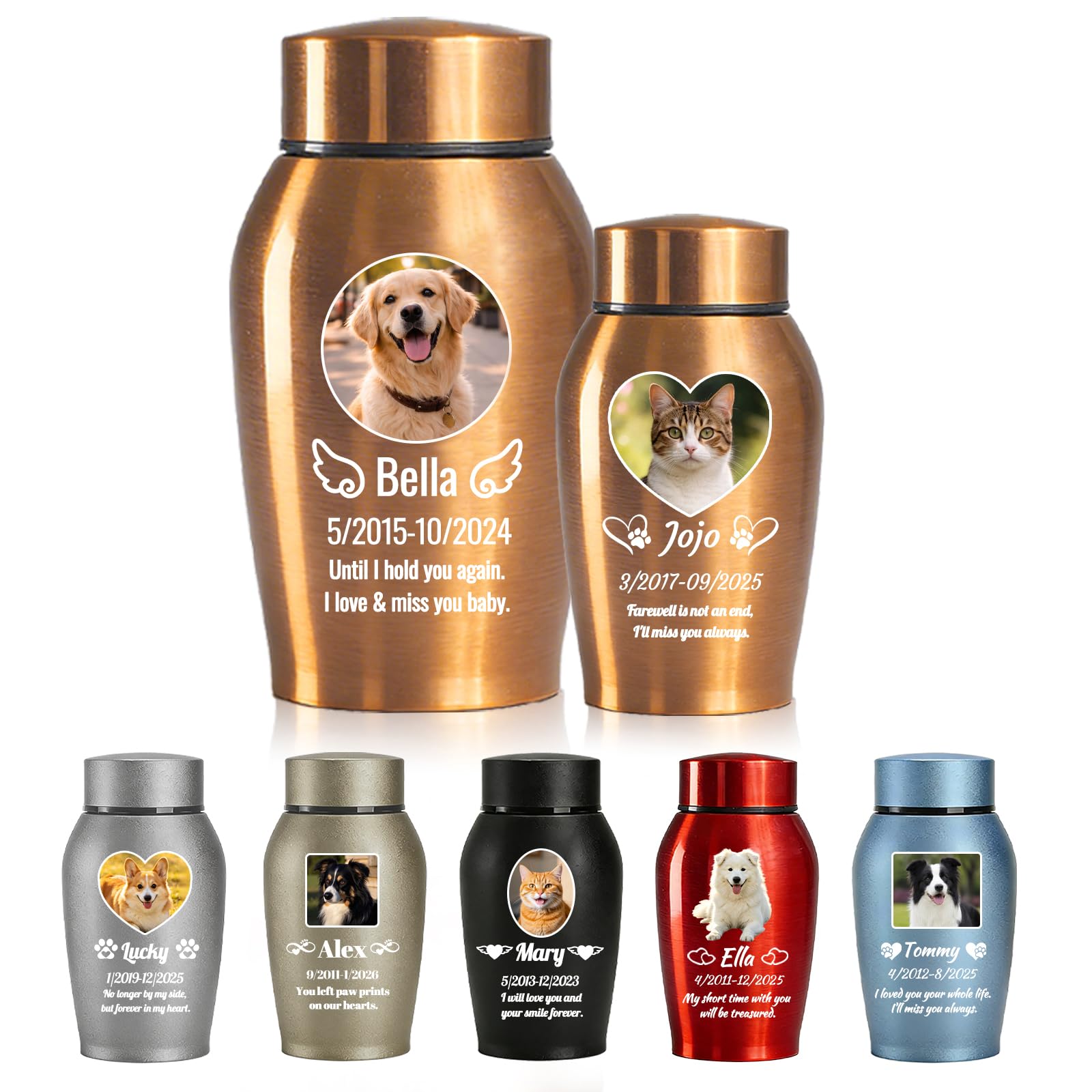 Iwe Personalised Pet Urn for Ashes