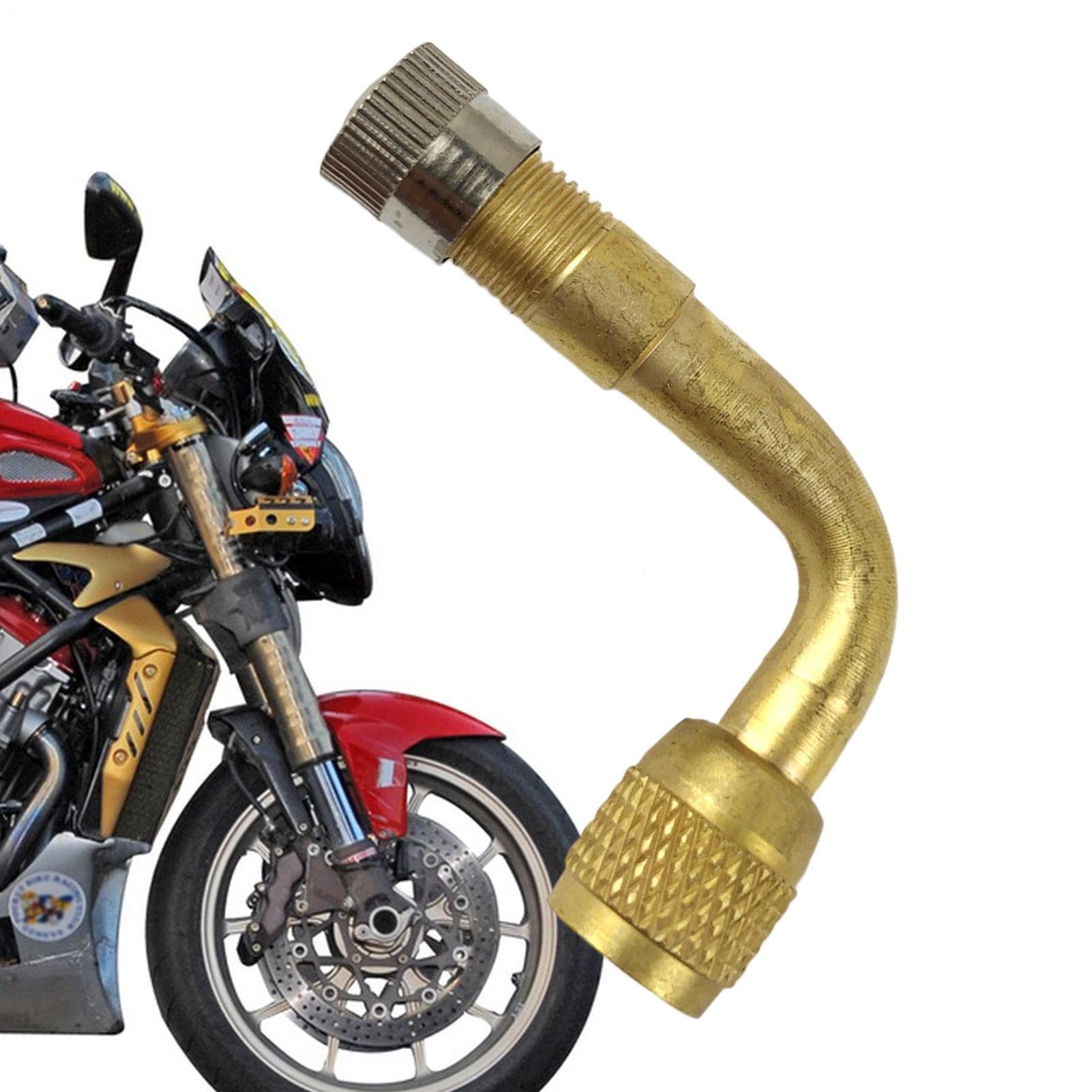 Ugello di prolunga per pneumatici di bicicletta, prolunga per valvola pneumatico con curva a 90 gradi, adattatori di estensione ad angolo per stelo della valvola pneumatico