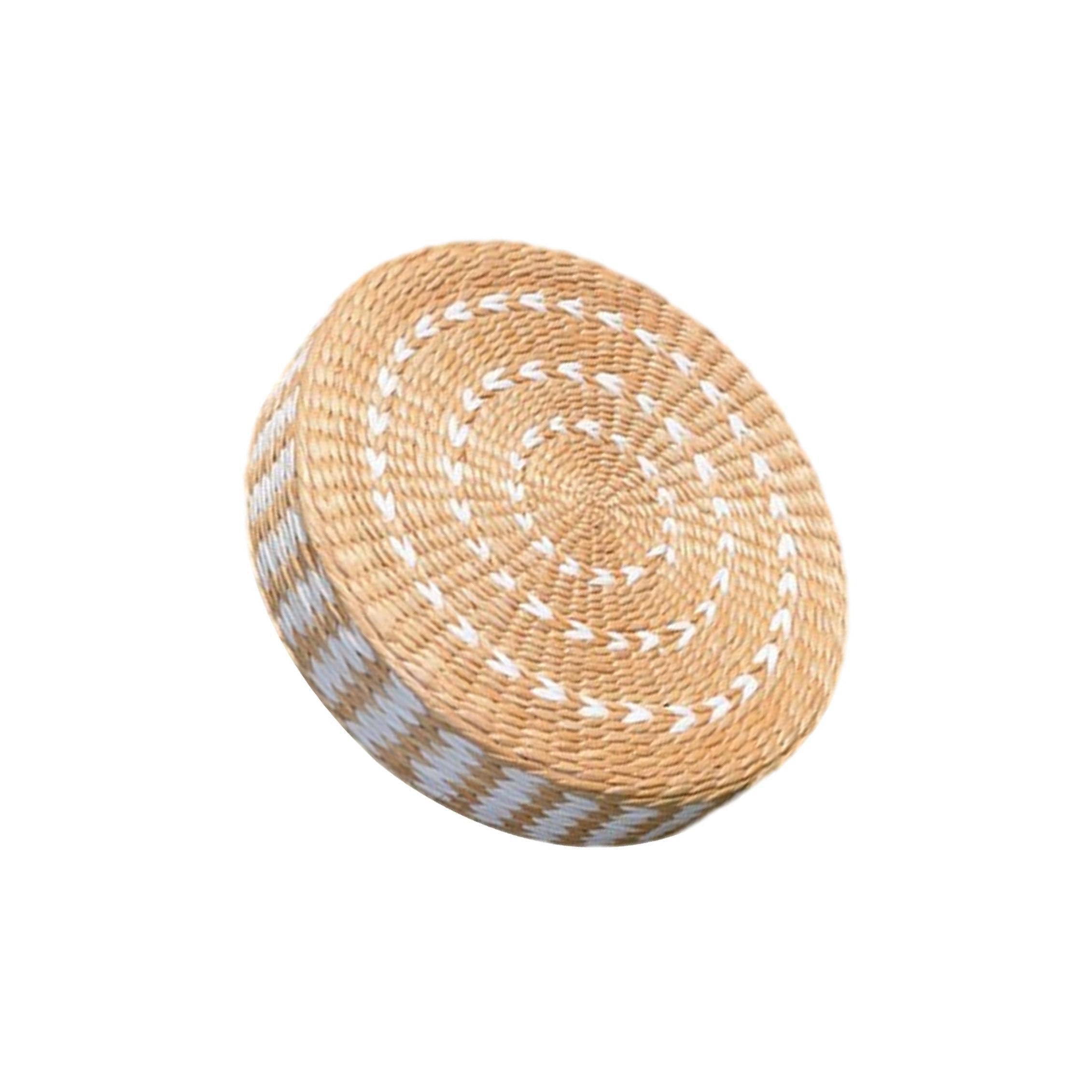 Cojines de Asiento Inteligentes, Cojines Redondos para Silla, cómodos y adecuados para Todo Tipo de Asientos, Redondos de Paja, de meditación, de