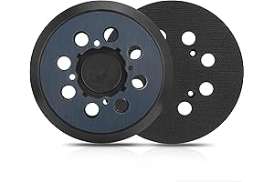 Sander Pads Compatible with Dewalt, 5” 8 Holes Hook and Loop Sander Pad