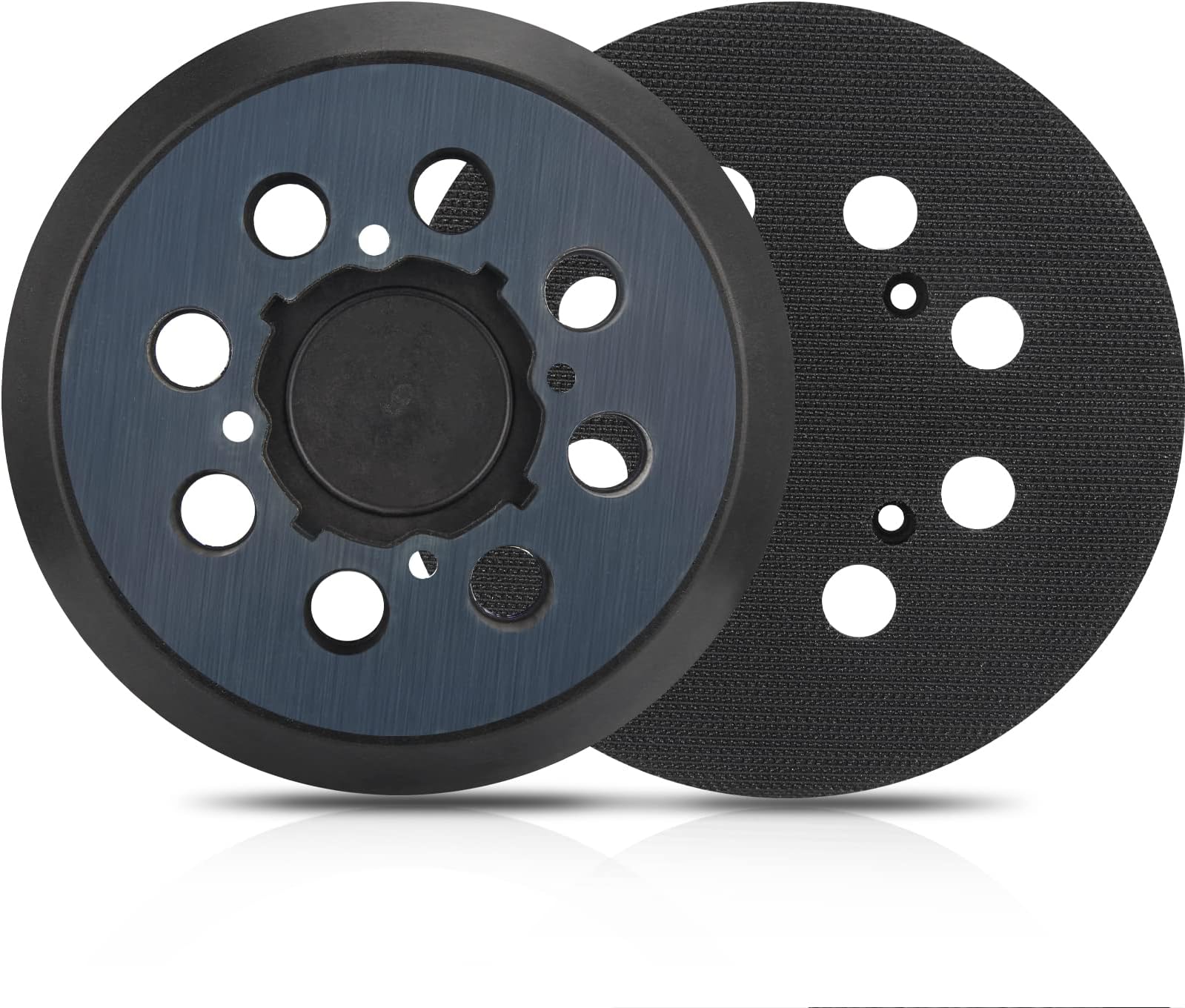 Replacement Sanding Pads for Dewalt, 2-Pack 5 inch 8 Hole Hook and Loop DWE64233 & N329079 Orbital Sander Replacement Backing Pad, Compatible with DWE6421-B2, DWE6421-B3, DWE6423/6423K, DWE6421/6421K