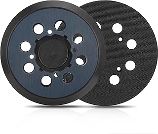 Replacement Sanding Pads for Dewalt, 2-Pack 5 inch 8 Hole Hook and Loop DWE64233 & N329079 Orbital Sander Backing Pad Compatible with DWE6421-B2 DWE6421-B3 DWE6423/6423K DWE6421/6421K, 4 Screw Holes