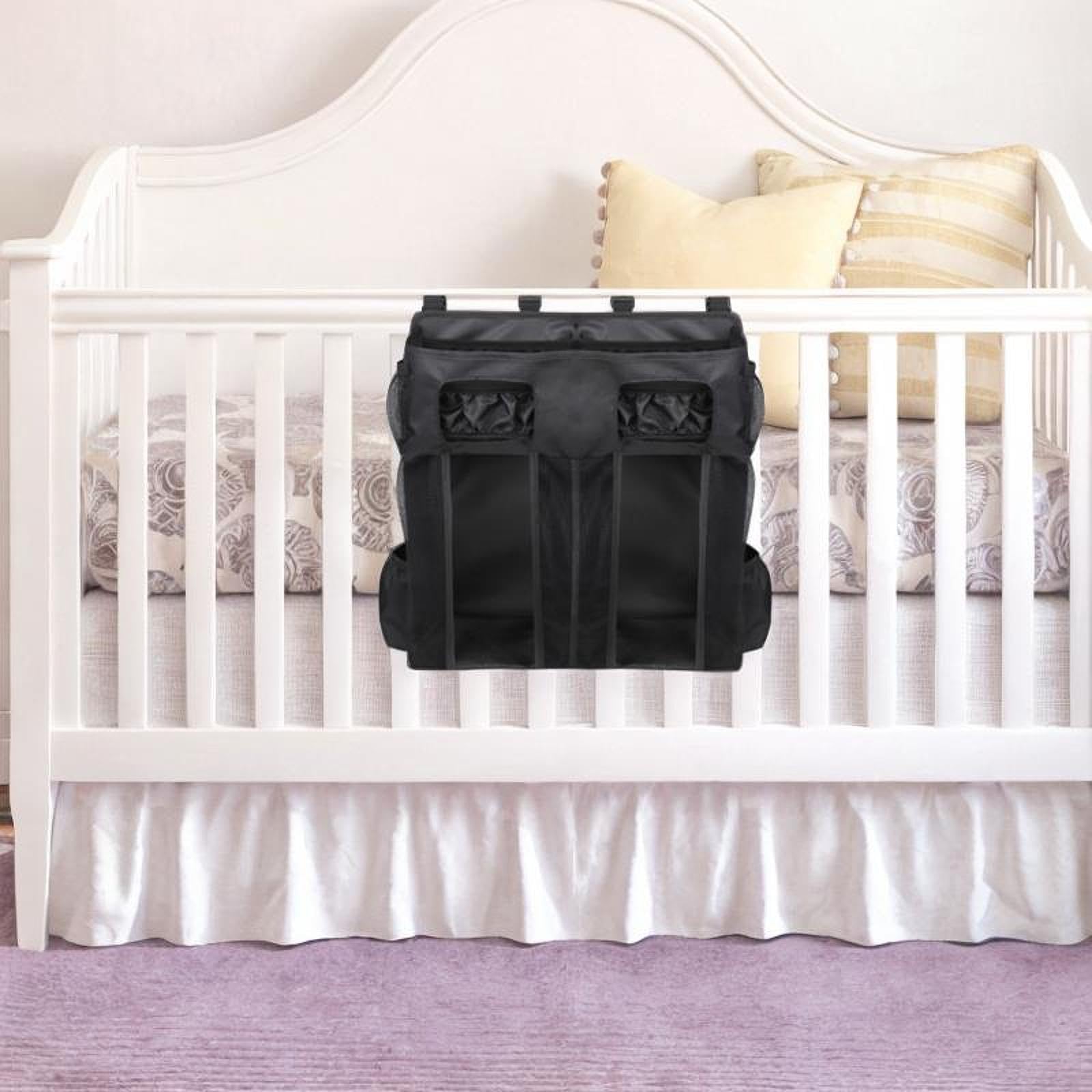 Qianly Soporte Colgante para Pañales Y Juguetes en Guardería, Negro, tal como se describe