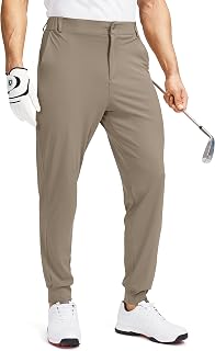 Soothfeel Men's Golf Joggers Pants with 5 Pockets Slim Fit Stretch Sweatpants Running Travel Dress Work Pants for Men