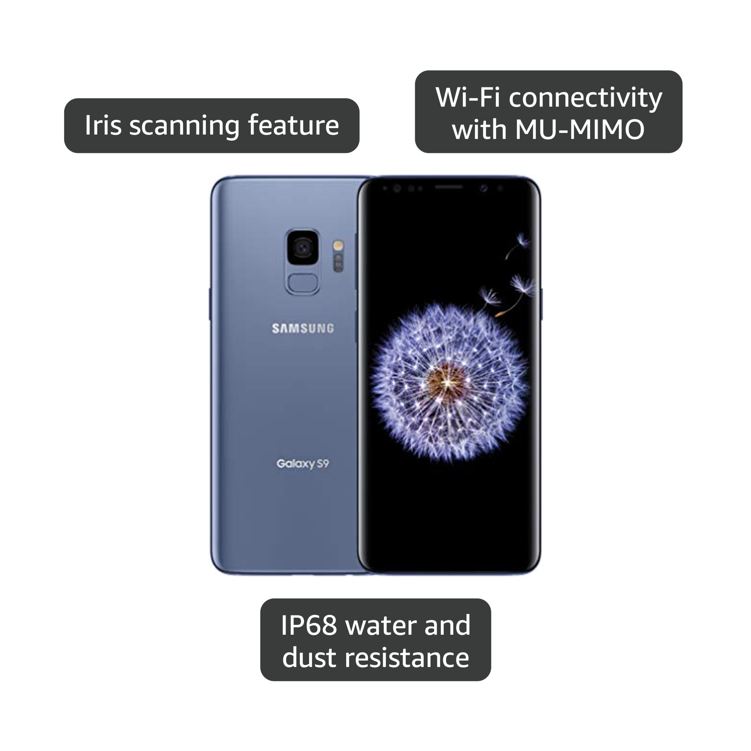 Amazon.com: SAMSUNG Galaxy S9+ Factory Unlocked Smartphone 64GB