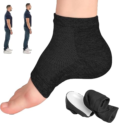 Rizzsoles, Rizz Soles, Rizzsoles de 3 pulgadas, elevadores de zapatos para hombres de 3 pulgadas, plantillas de altura máxima de Rizzsoles, Negro -