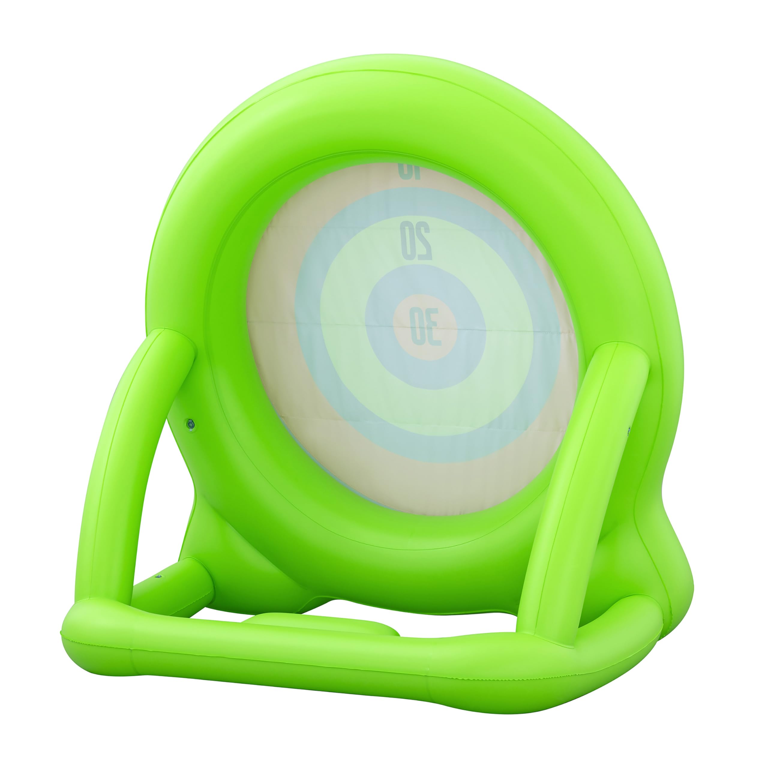 Bestway Fußball-Dartscheibe Backyard Bullseye 157x107x157 cm – Aufblasbares Outdoor Wurfspiel mit Klett-Fußball & Axtwurf, stabile Wasserkammer, Robustes PVC, inkl. 2 Fußbälle + 2 Äxte, ab 6 Jahre