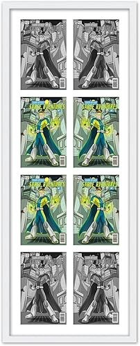 Miniatura 102 de Marco de cómic negro mate Para cómics publicados entre 1986 y el día actual (marco de madera maciza de cómic de la Edad Dorada), hecho