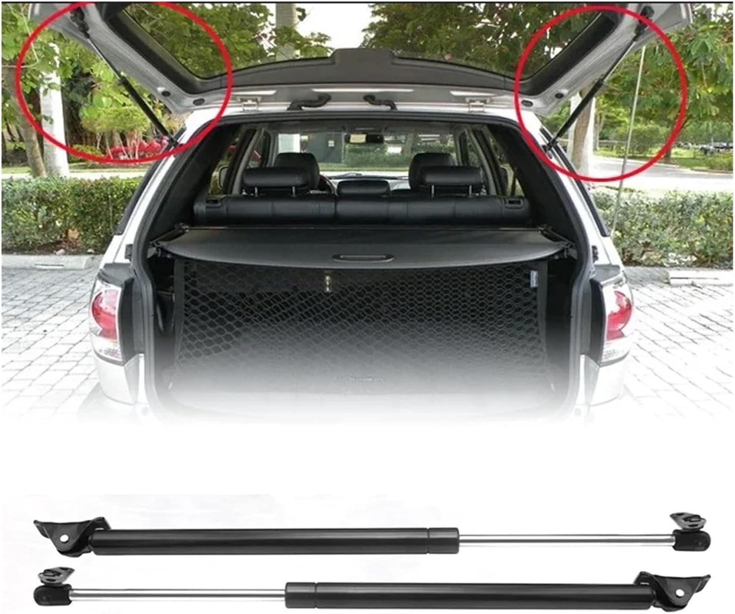 リアテールゲートアシストブーツ ガスストラットサポートリフトスプリングショックロッド と互換性がある レクサス RX300 1999