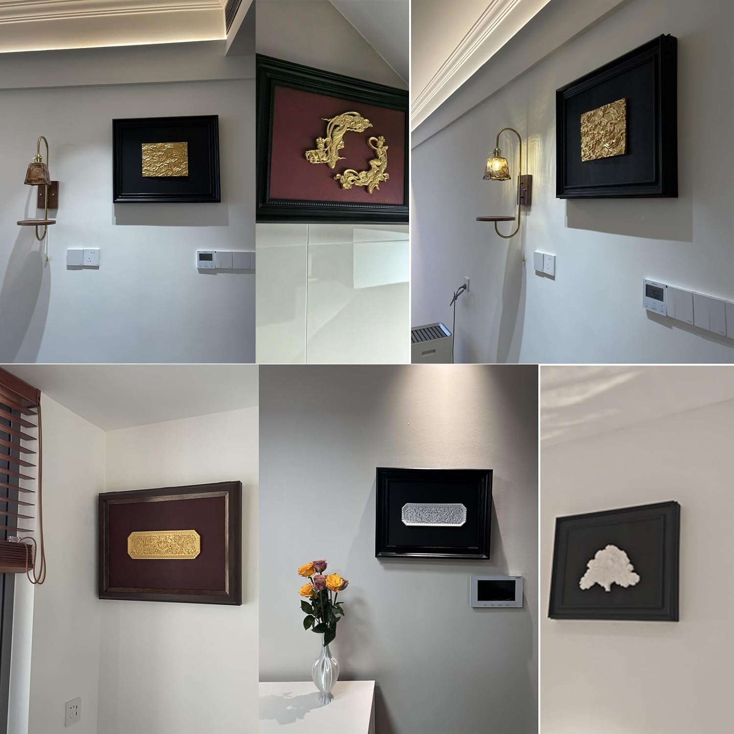 Creative Fuse Box Cover Cabinet with Hydraulic Rod Support - Decorative Electrical Panel Art, 45x35cm (17.75"x13.75"), Stylish Meter Box Cover for Home Decor