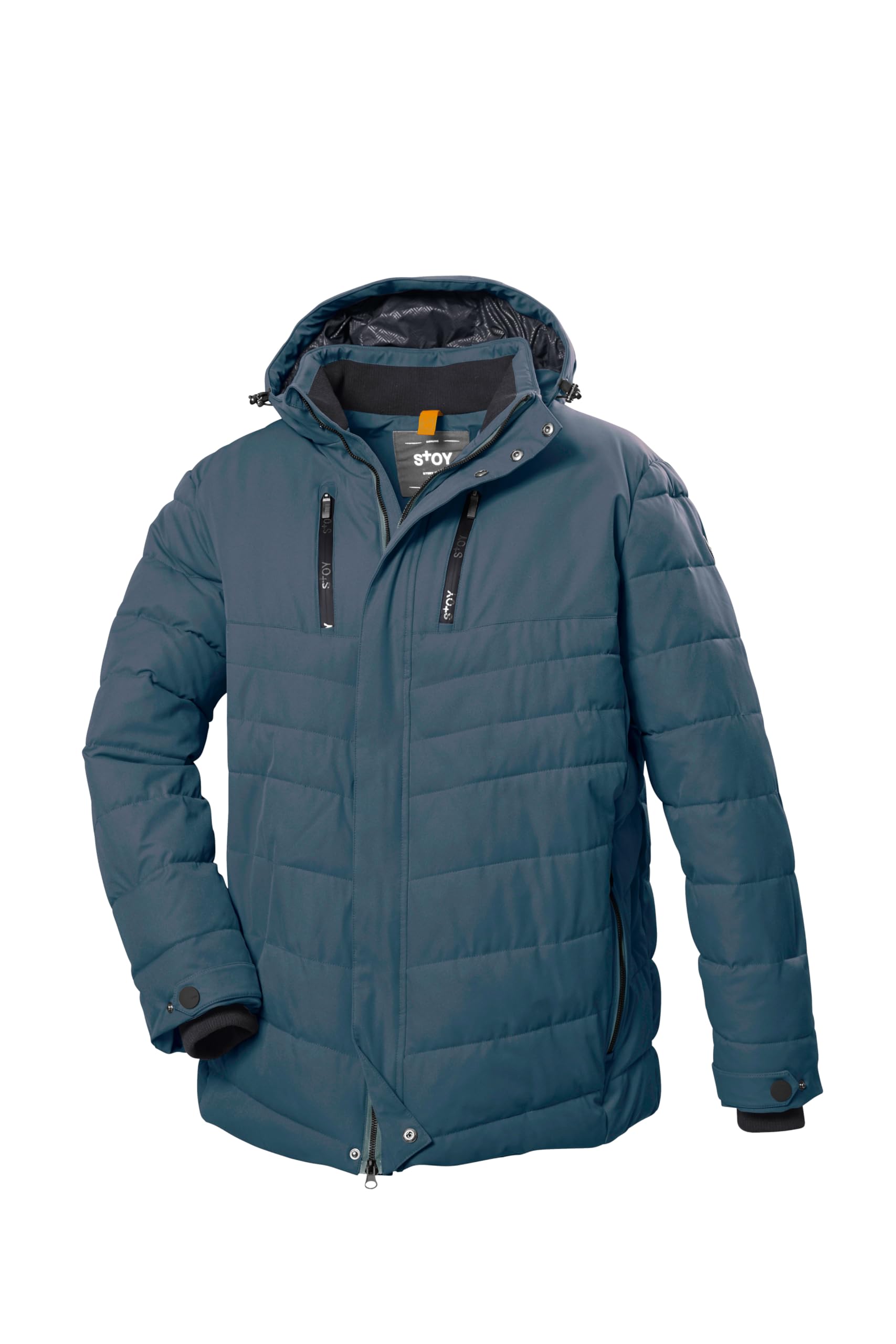 STOY Herren Stw 6 Mn Qltd Jckt Jacke in Daunenoptik mit abzippbarer Kapuze