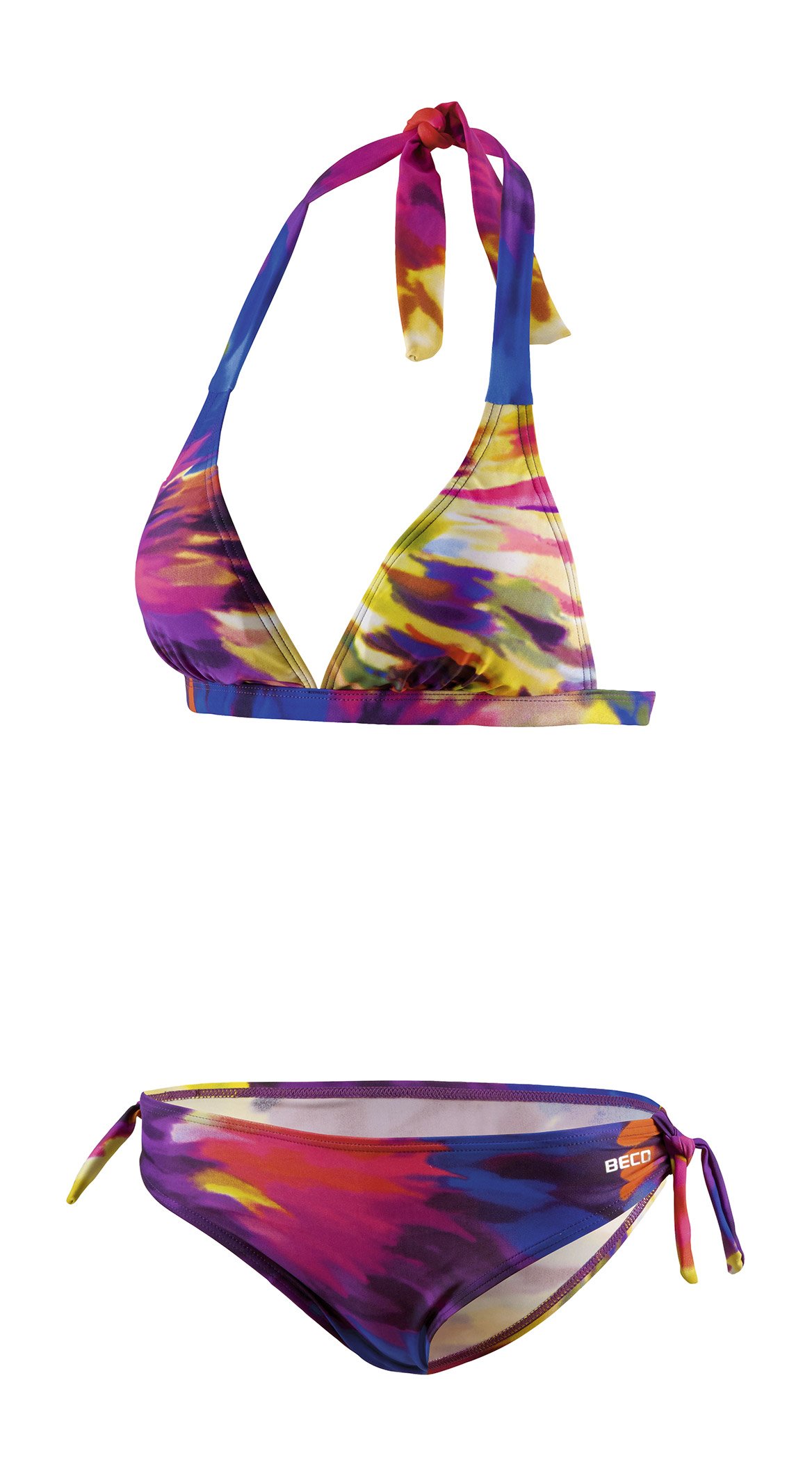 Beco Women's Empire Line Halter Bikini B-Cup Summer of Love Look Bikini