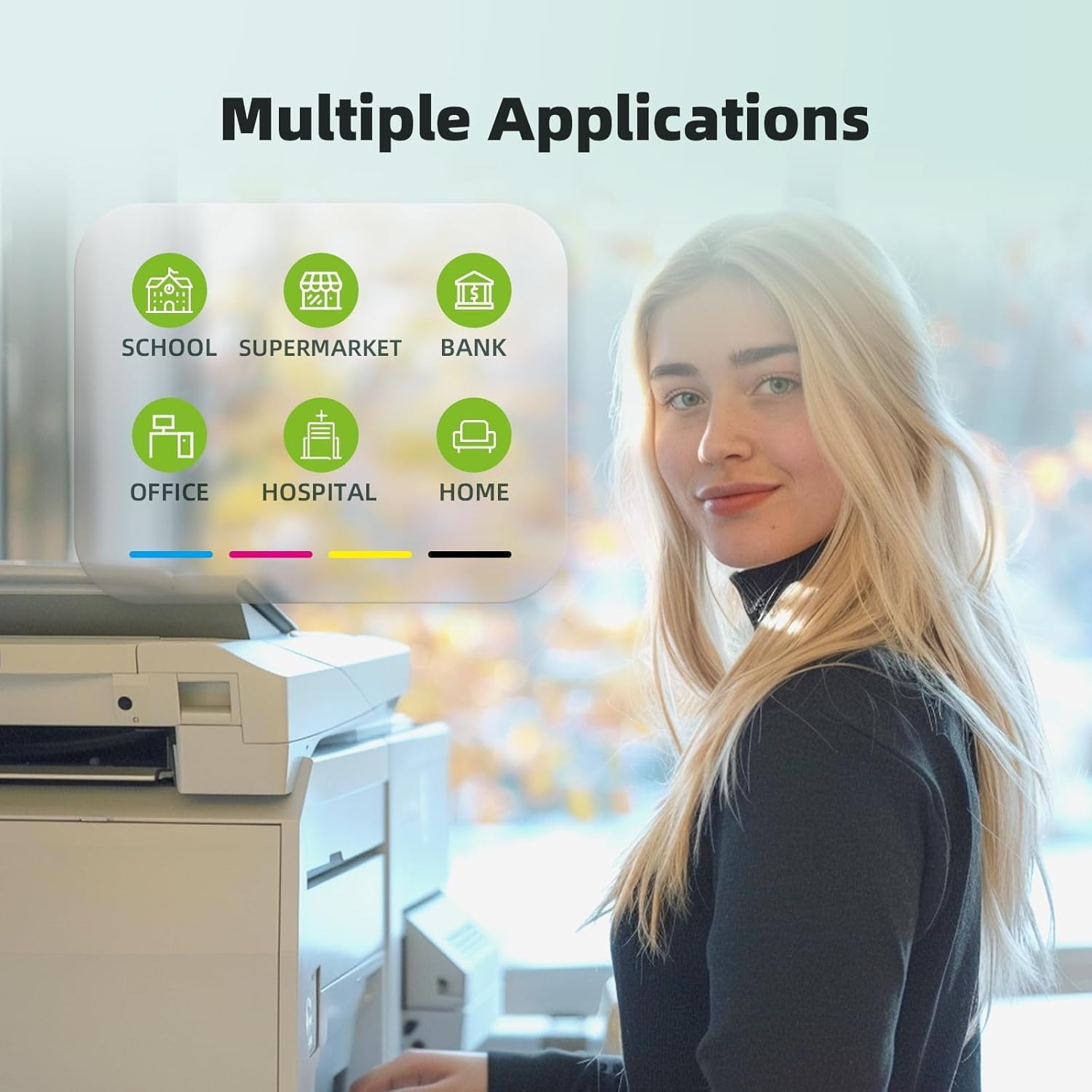 712XL 712 Ink Cartridges 5 Pack High Yield Replacement for HP 712 XL 712 Ink for DesignJet T210 T630 T650 T250 T230 Studio Plotter Printers (2 Black,1 Cyan,1 Magenta,1 Yellow)