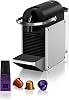 Nespresso D62 Pixie Coffee Maker, Silver