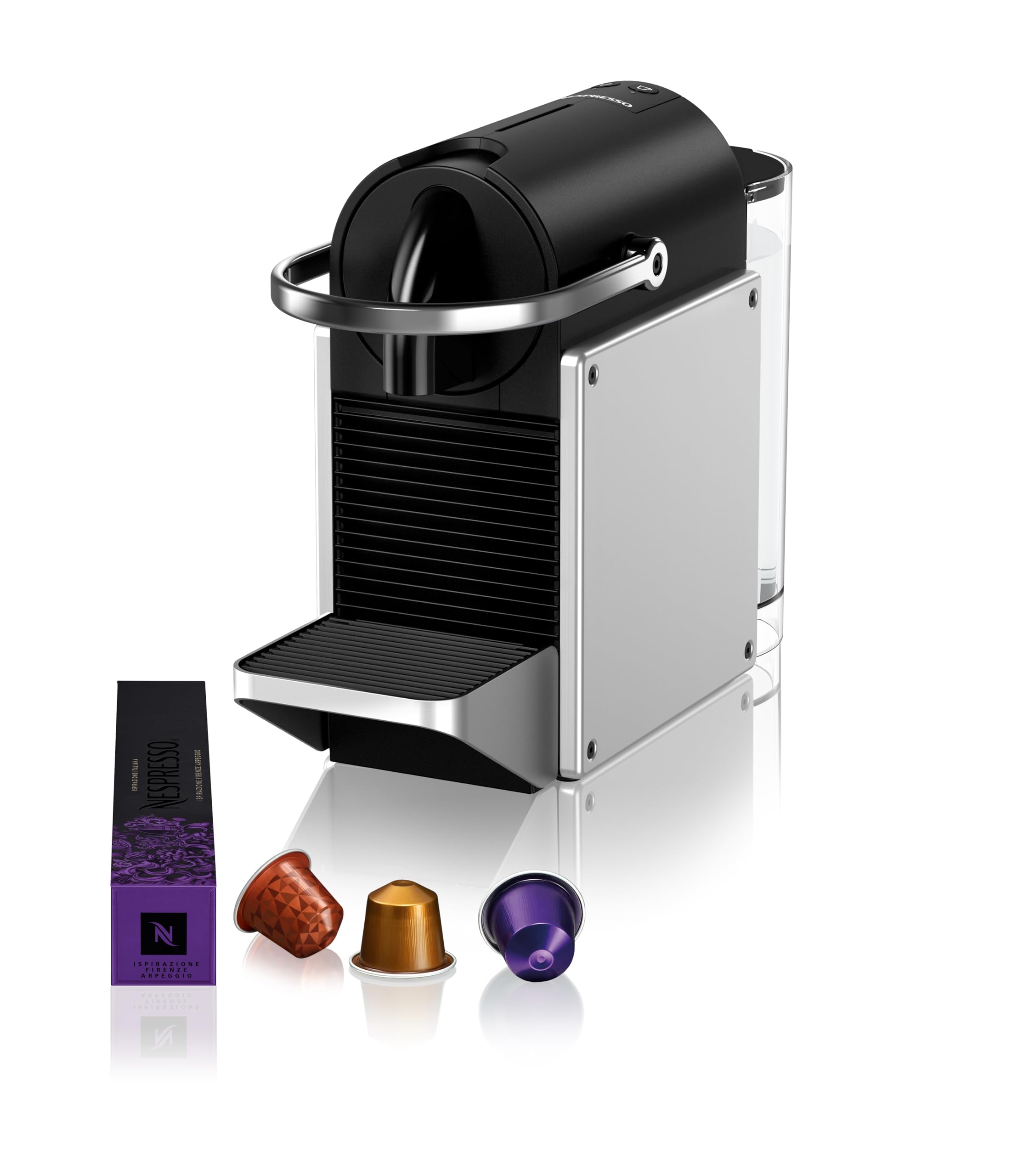 Nespresso D62 Pixie Kahve Makinesi,Gümüş