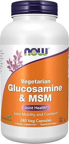 NowFoods Vegetarian Glucosamina & MSM Joint Health 240 Cápsulas Vegetarianas