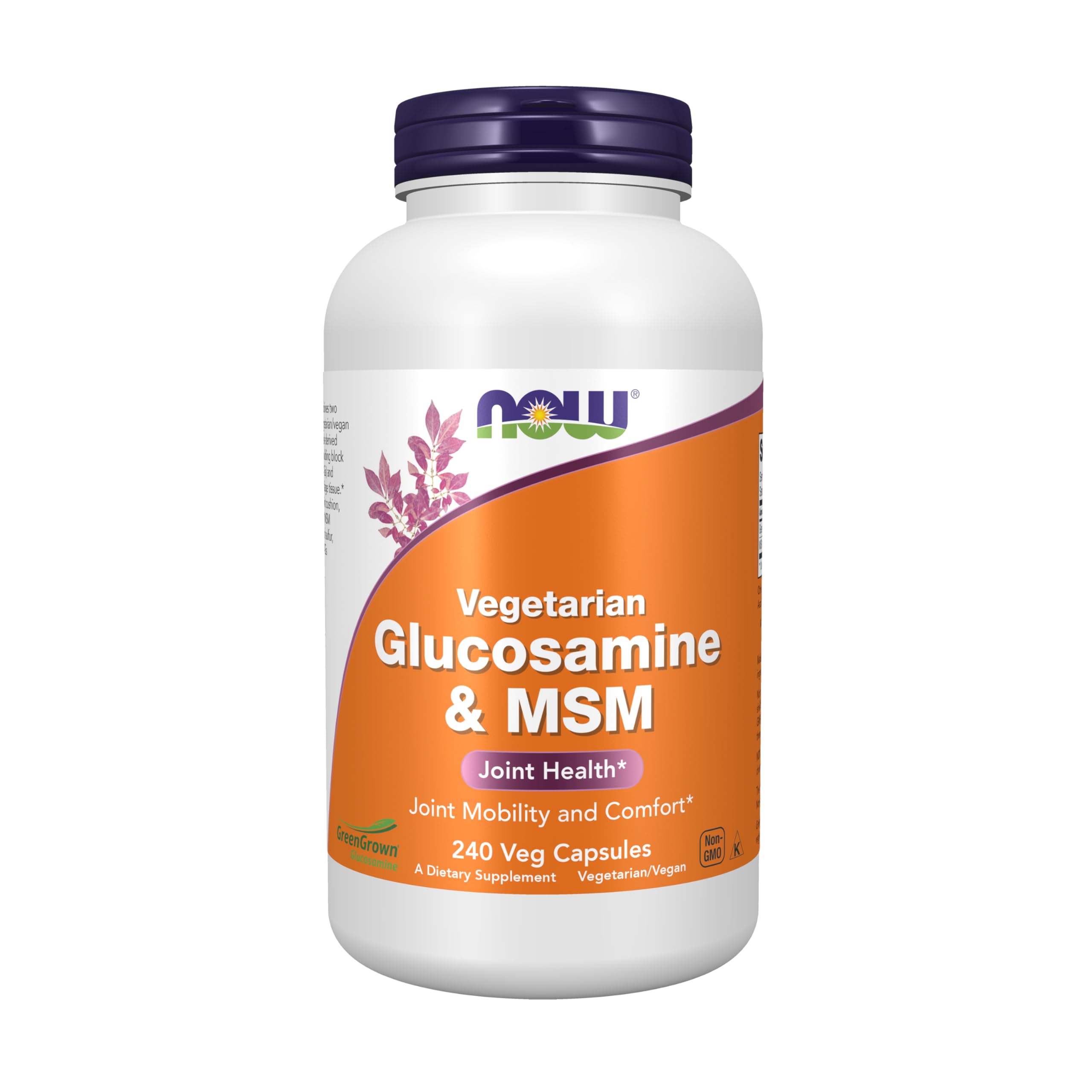 Supplements, Glucosamine & MSM (GreenGrown® Glucosamine), Vegetarian, 240 Veg Capsules