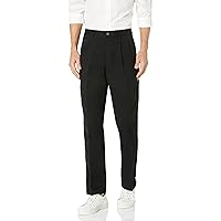 Amazon Essentials Pantaloni chino plissettati dal taglio classico e resistenti alle