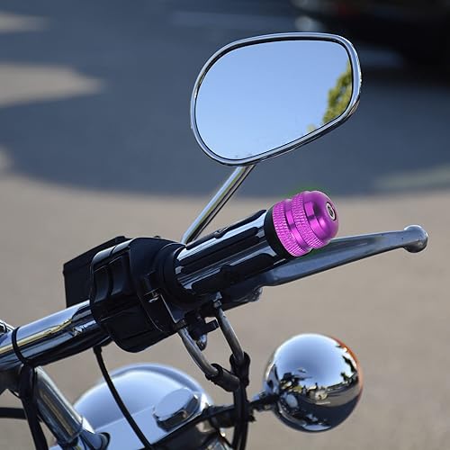 Miniatura 2 de X AUTOHAUX 1 par 78 "0.866 in motocicleta manillar extremo agarres barra extremos tapón tapón para motocicleta