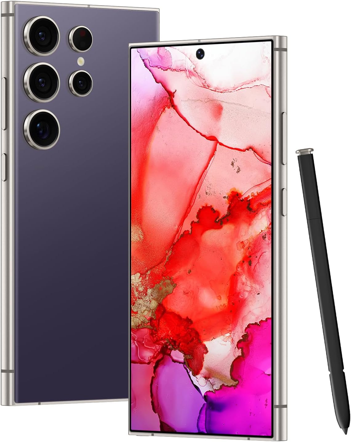 Unlocked Cell Phone | X24 Ultra Smartphone | Android 13.0 | 8GB+256GB | Expandable Storage | 48MP+24MP Camera | Super Fast Charging | US Version | Dual SIM | 2024 (Deep Violet)