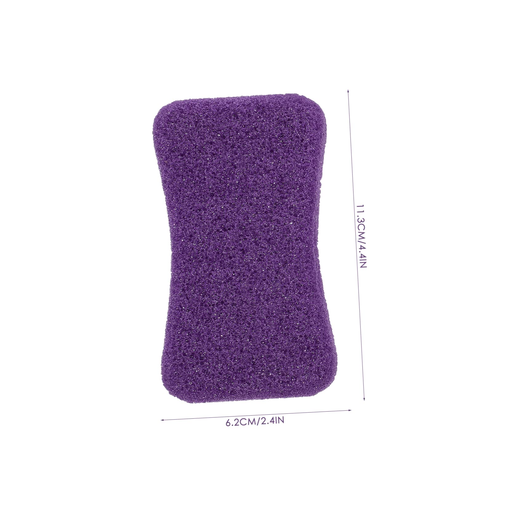 FRCOLOR 16 Pz Pietra Pomice Scrubber Per Pietre Ai Piedi Raspa Per Pedicure Rimozione Esfoliante Strumenti Per Pedicure Piedi Lavapavimenti e Piede File Di Pelle Morta Pu Viola Trucco