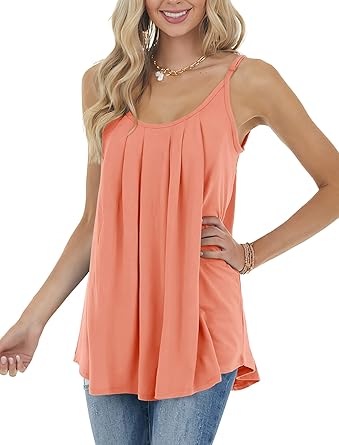 Geifa Summer Tank Tops for Women Vacation Outfits 2025 Fashion Trendy Clothes