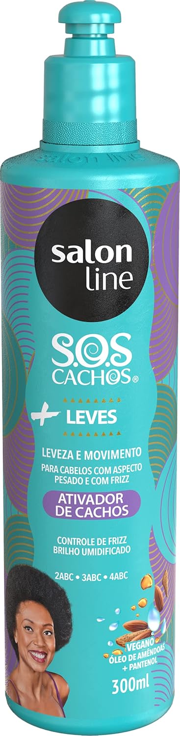 Amazon Com Linha Tratamento Sos Cachos Salon Line Ativador De Cachos Leve 300 Ml Salon Line Treatment Sos Curls Collection Mild Curl Activator 10 14 Fl Oz Beauty Personal Care