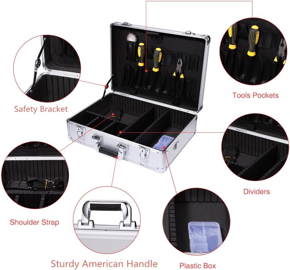 Super Big Clearance! Small Aluminum Hard Case Briefcase Silver Carrying Case Flight Cases Portable Equiment Tool Case Box008A-S