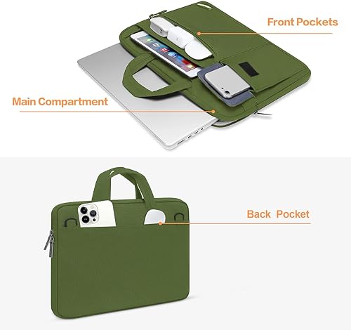 Miniatura 2 de MOSISO Bolsa de hombro para laptop compatible con MacBook AirPro cuaderno de 13 a 133 pulgadas compatible con MacBook Pro de 14 pulgadas 2021 2022
