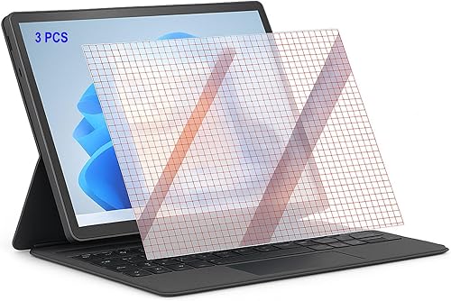 Cut to Fit - Protector de pantalla (3 unidades, 3.780 x 6.693 in), película protectora universal para pantalla recortable, HD, transparente, PET,