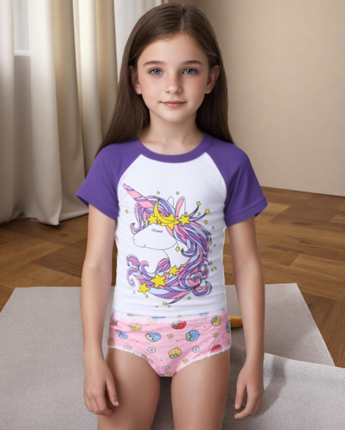 Girls Brief Kids Soft Underwear Toddler Panties Cotton Undies 12 Pack - Image 2