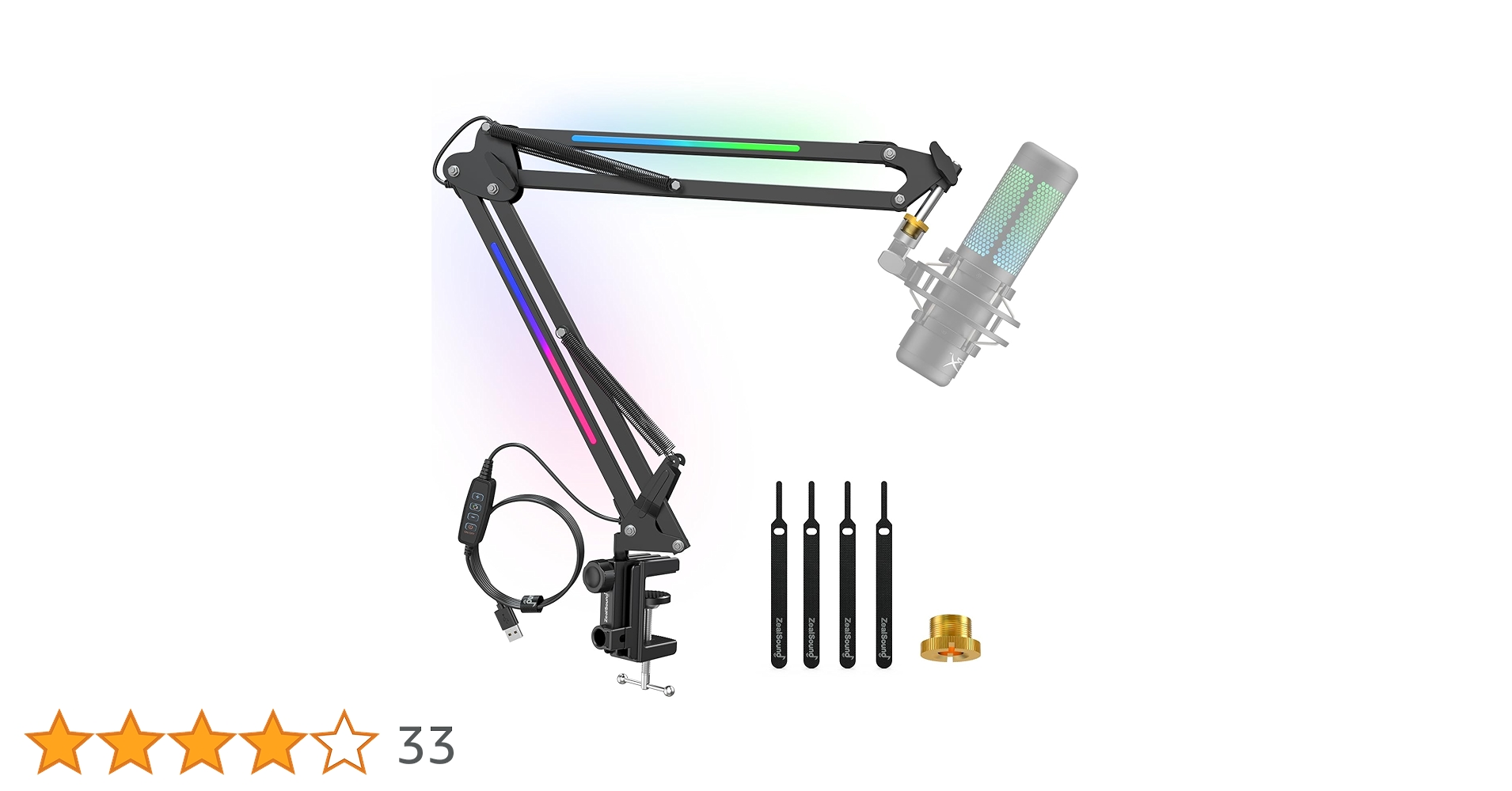 マイクスタンド Amazon | ZealSound マイクスタンド マイクアーム 卓上