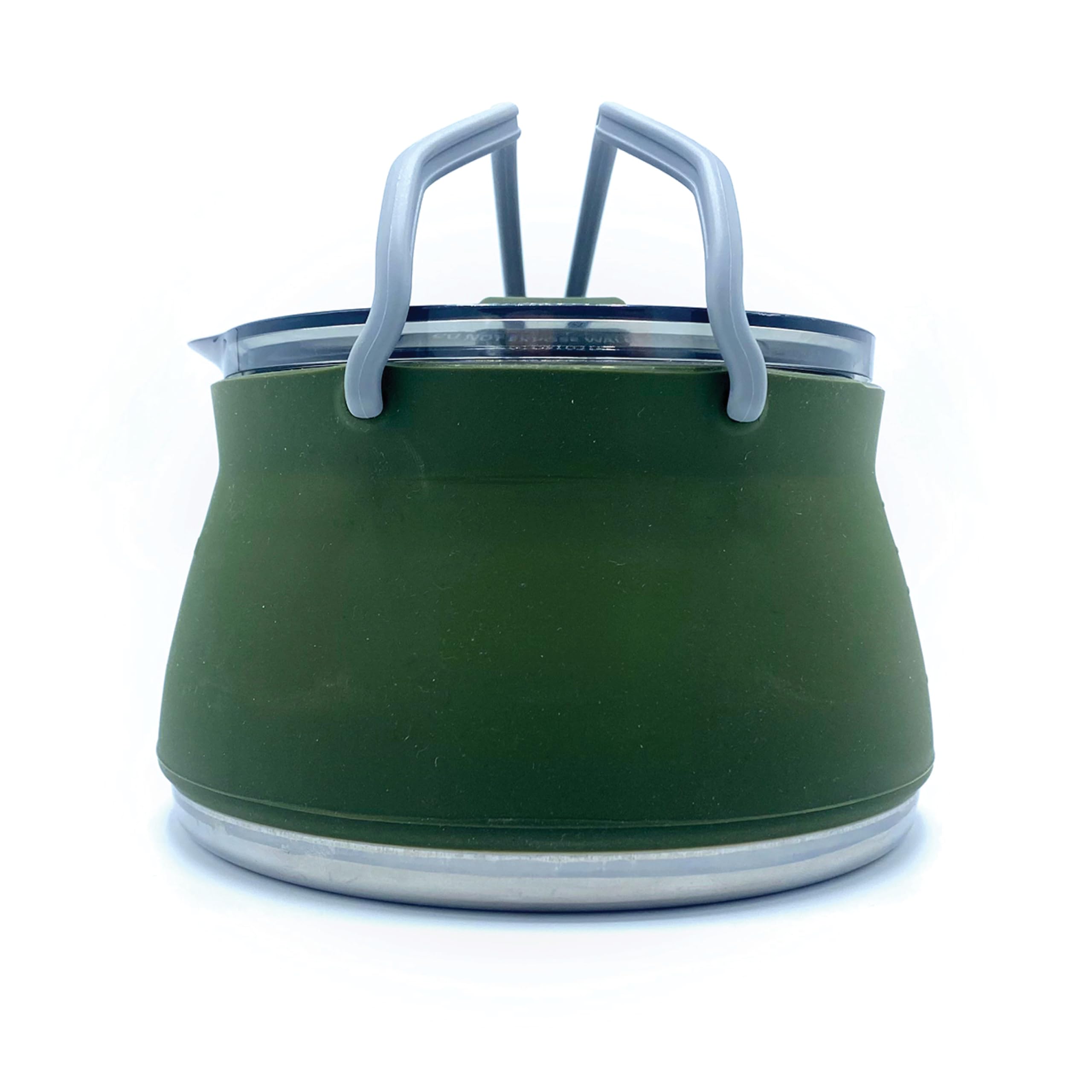EZYSTOW 1L Collapsible Kettle Travel | Silicone Foldable Kettle with Stainless Steel Base | Lightweight Folding Kettle, Portable for Hiking, Backpacking, Travel & RV Essentials