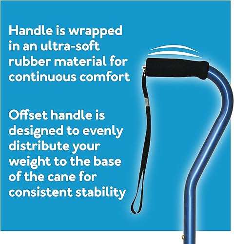 Miniatura 3 de Carex Health Brands Designer - Bastón compensado, Bahama, 1 unidad