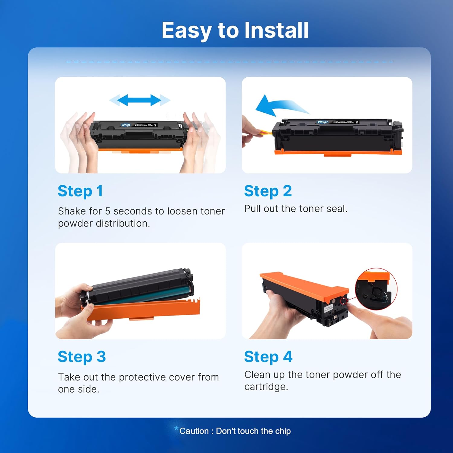 215A Toner Replacement for HP 215A Toner Cartridges 4 Pack Works with Color Pro MFP M183fw M182nw M183fdw M155dw M155nw Printer Ink | Hp215a Toner Black/Cyan/Magenta/Yellow with Chip