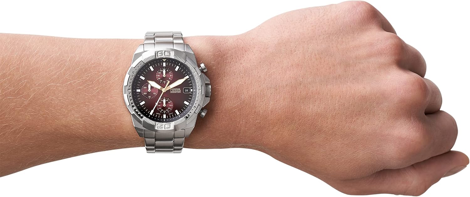 Buy Fossil Men's Bronson Stainless 
