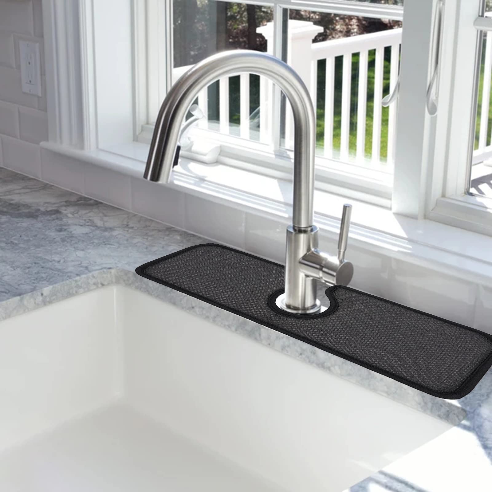 Lot De 2 Tapis De Séchage Pour évier De Cuisine, Protection Anti-éclaboussures Derrière Le