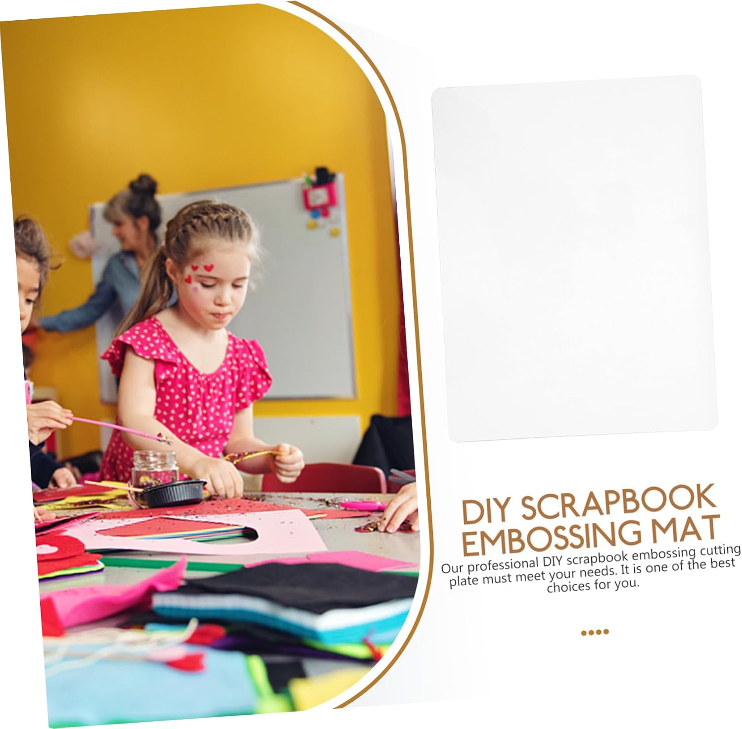 Uonlytech Scrapbooking Die Cutting Machine Plate Microfiber Cutting Pad for Cards Making