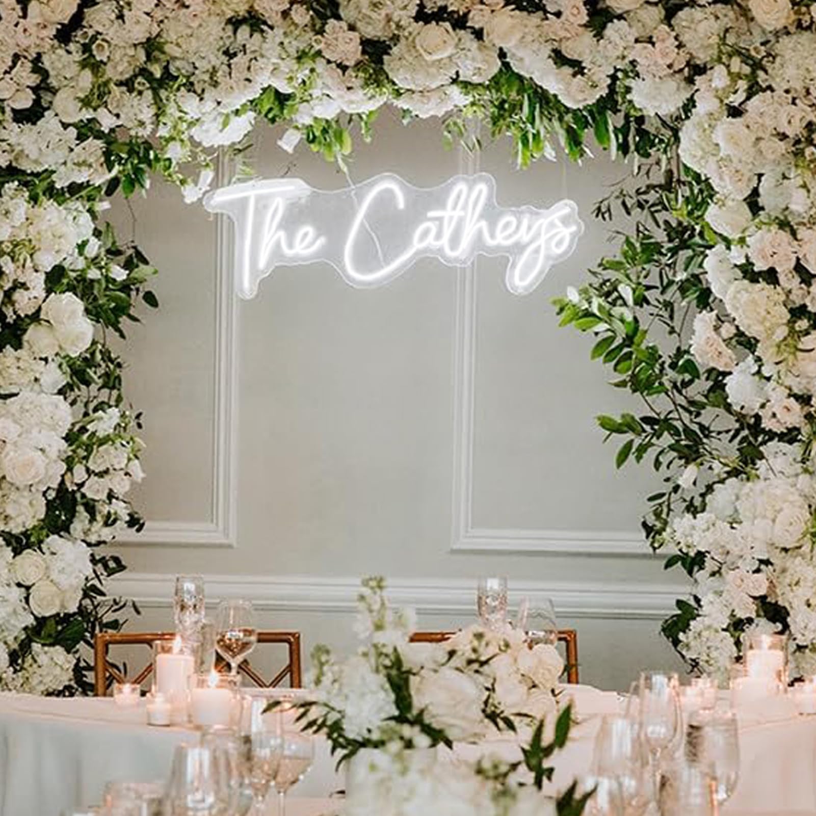 Enseigne Lumineuse Neon Personnalisable, Professionnel Personnalisé LED Lettres Prenom RGB Neon Signe pour Décoration Chambre Murale, Mariage Fête d'anniversaire Bar Boutique Logo-(40-150cm)