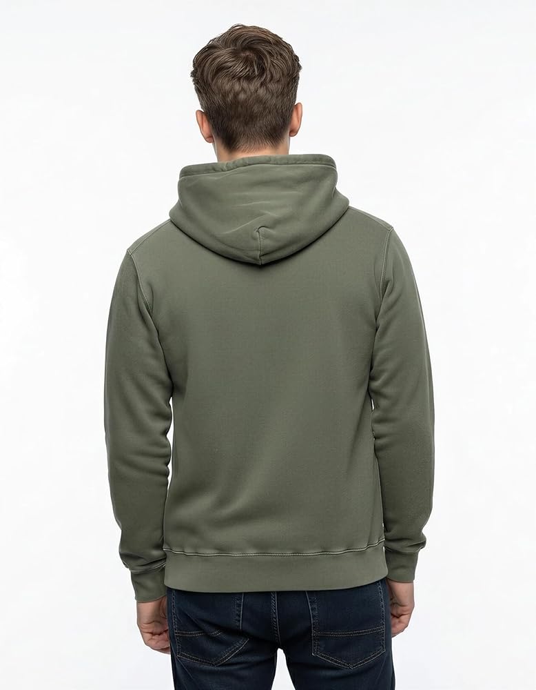 Milltex Unisex Poly Cotton Hoodie | Fleece Pullover with Double