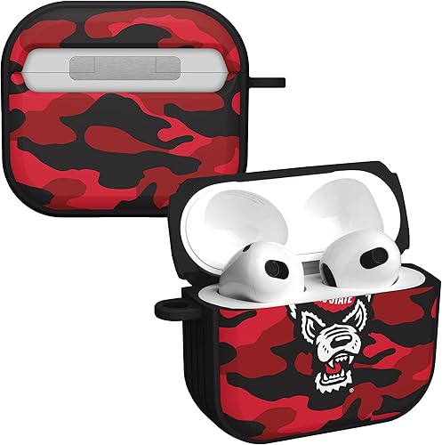 Miniatura 11 de AFFINITY BANDS North Carolina State Wolfpack Camo HDX Funda compatible con Apple AirPods Generaciones 1 y 2