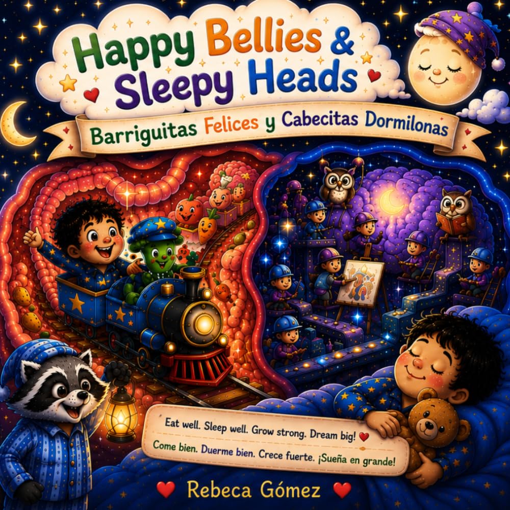 Happy Bellies & Sleepy Heads - Barriguitas Felices y Cabecitas Dormilonas: Two Bilingual Stories For Little Learners - Dos Historias Bilingües para Pequeños Aprendices