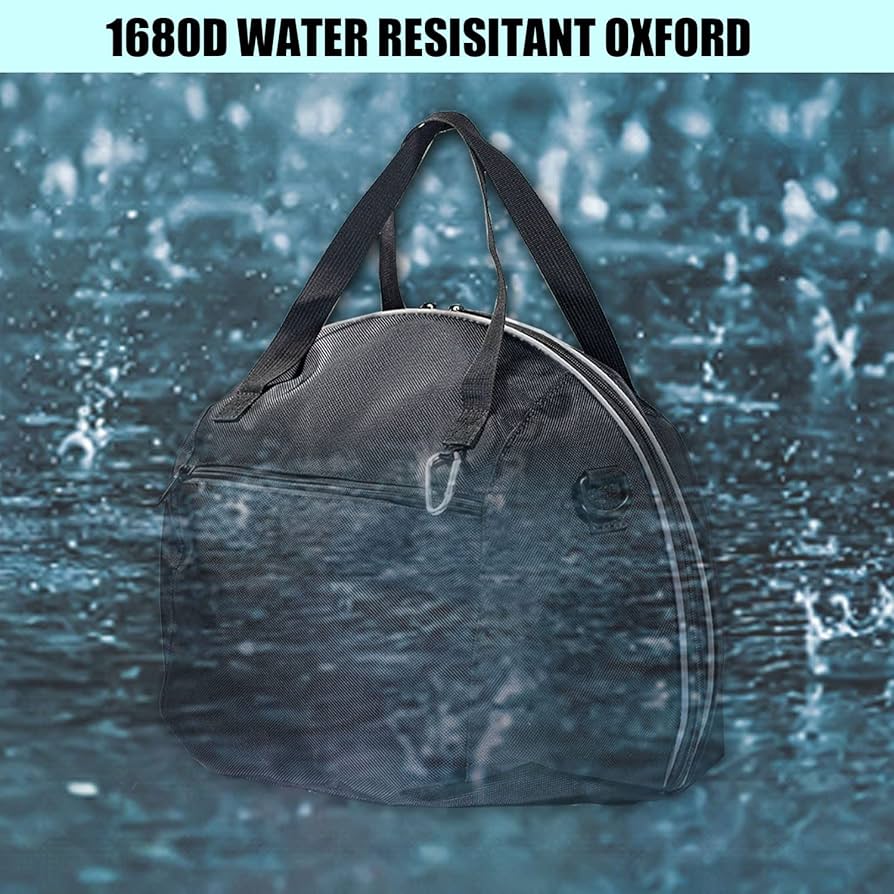 Oxford Lidsack Motorcycle Helmet Bag Motorbike Crash Lid Carry Storage Bag Black