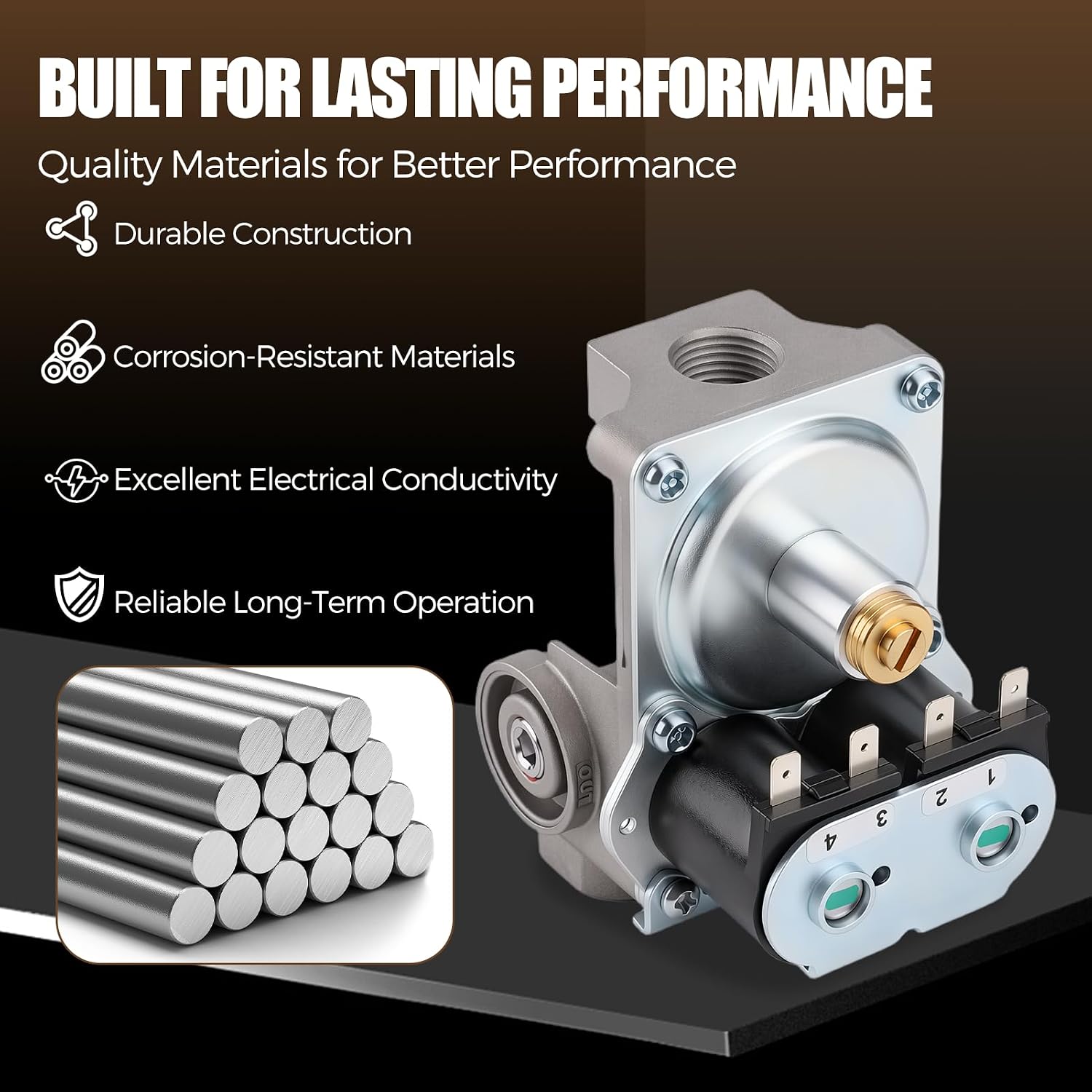 RV Water Heater Gas Valve