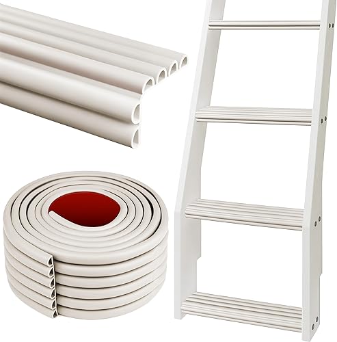 Almohadillas para escalera de litera, protectores de esquina suaves de PVC con adhesivo fuerte, cubierta de escalera para litera para escaleras,