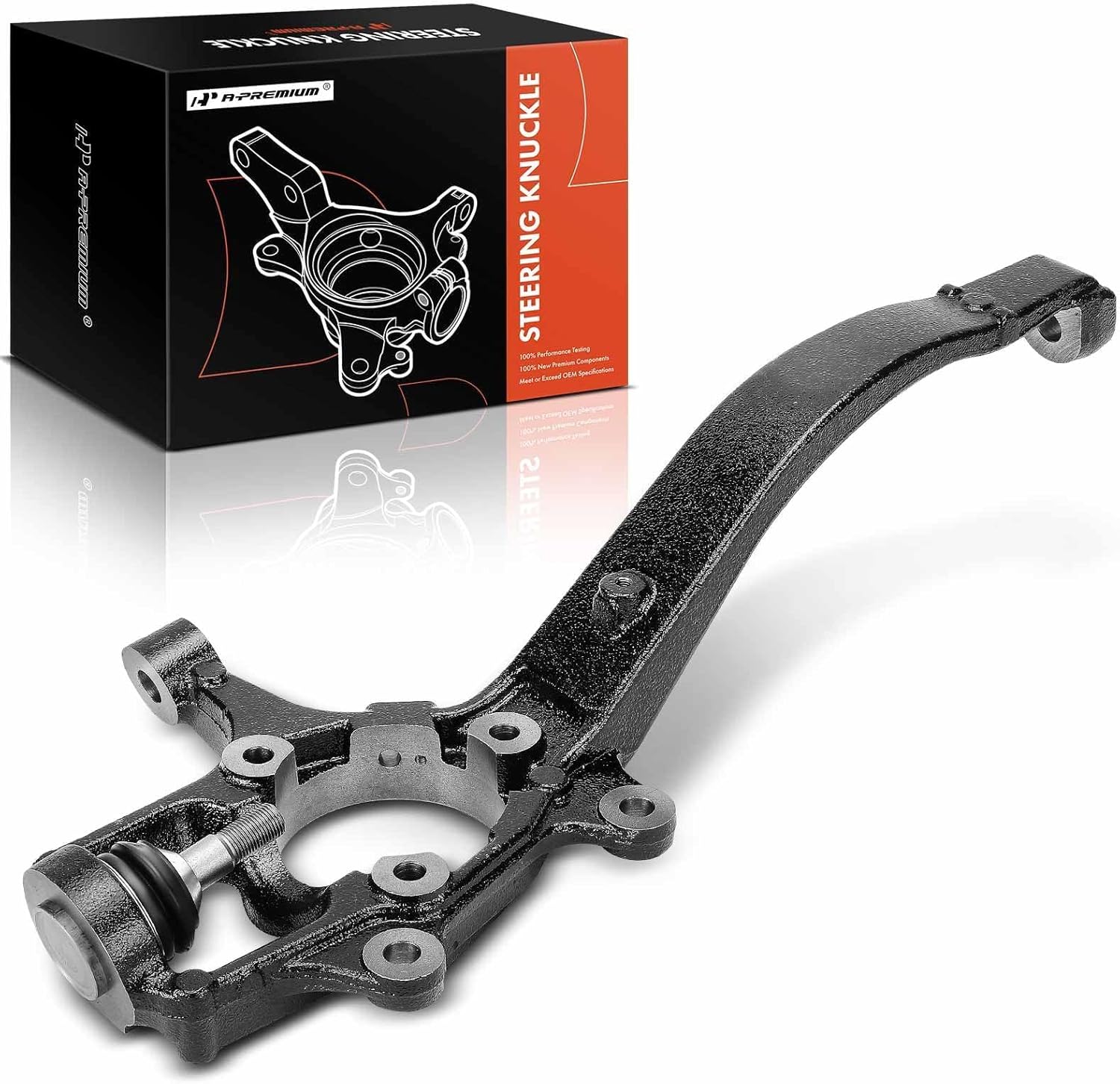 A-Premium Front Right Suspension Steering Knuckle with Ball Joint Compatible with Dodge Durango 2011-2015 & Jeep Grand Cherokee 2011-2015, Passenger Side