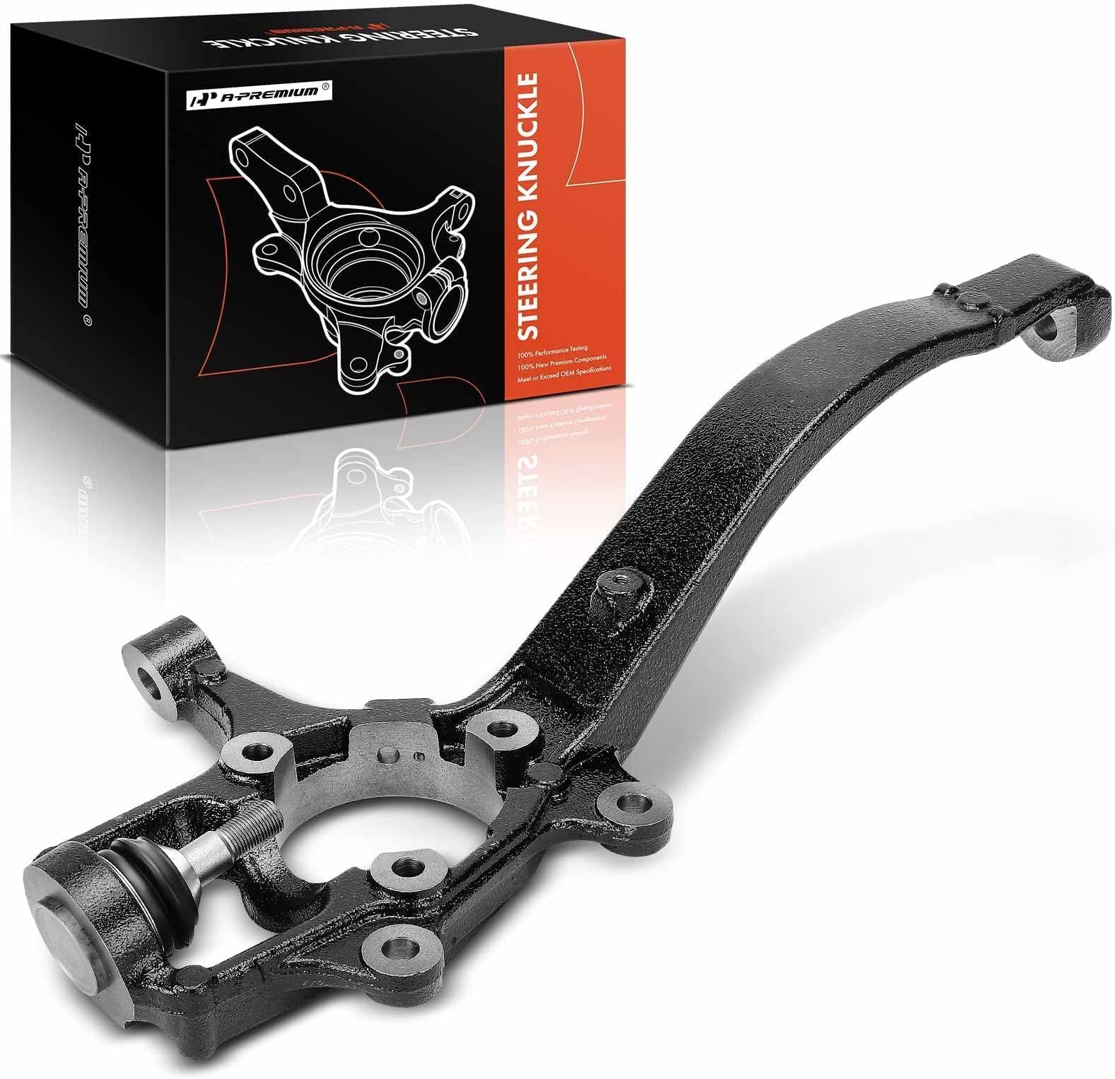 A-Premium Front Right Suspension Steering Knuckle with Ball Joint Compatible with Dodge Durango 2011-2015 & Jeep Grand Cherokee 2011-2015, Passenger Side