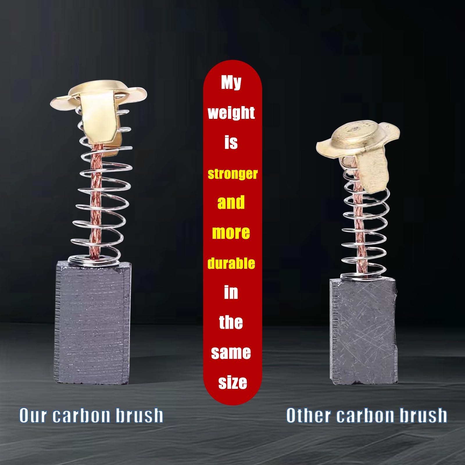 YAKUHY Lot De 60 Balais De Carbone De Rechange Pour Moteur électrique